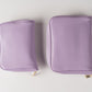 Handmade Leather Jewelry Organizer - Pastel Purple