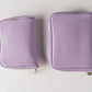 Handmade Leather Jewelry Organizer - Pastel Purple